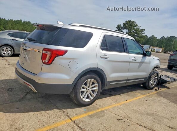 1FM5K7D84HGA84380 2017 FORD EXPLORER Silver Trasero derecho
