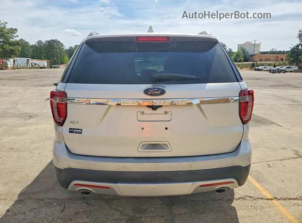 1FM5K7D84HGA84380 2017 FORD EXPLORER Silver Vista trasera