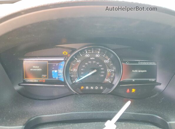 1FM5K7D84HGA84380 2017 FORD EXPLORER Silver Vista del cuadro de instrumentos