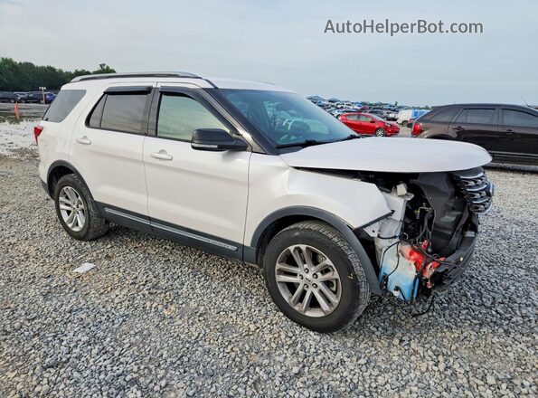 1FM5K7D84HGD48620 2017 FORD EXPLORER White Front right
