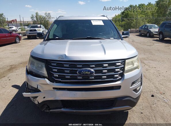 1FM5K7D84HGD56023 2017 FORD EXPLORER Silver Вид щитка приладів