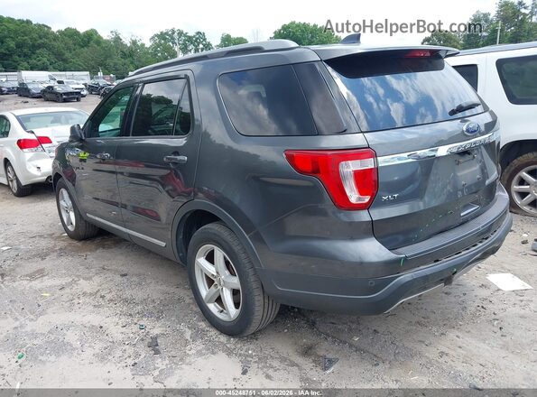 1FM5K7D84JGA33791 2018 FORD EXPLORER Gray უკანა მარცხენა