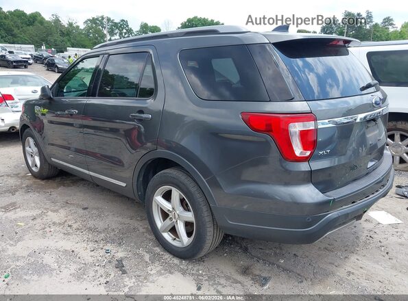 1FM5K7D84JGA33791 2018 FORD EXPLORER Gray სალონის 360-გრადუსიანი ხედი