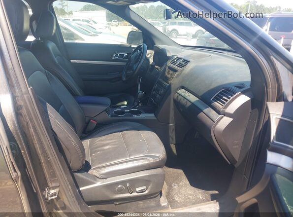 1FM5K7D84JGA63079 2018 FORD EXPLORER Gray Front interior view