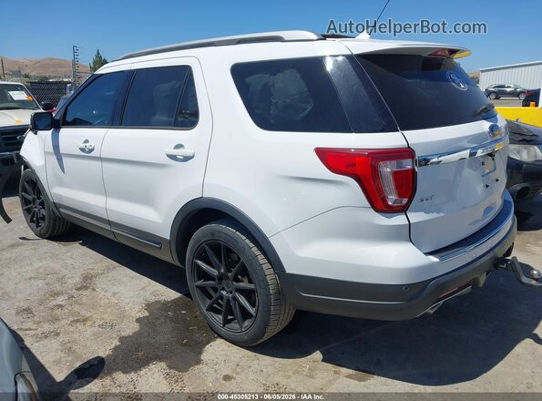 1FM5K7D84JGA98348 2018 FORD EXPLORER White უკანა მარცხენა