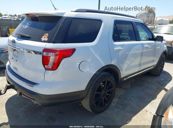 1FM5K7D84JGA98348 2018 FORD EXPLORER White უკანა მარჯვენა