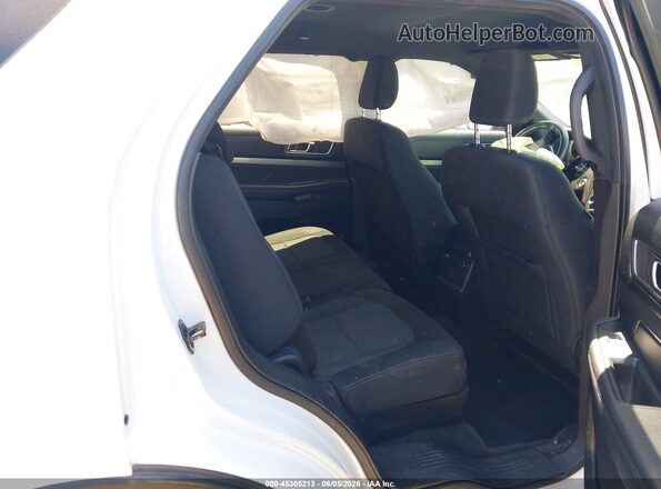 1FM5K7D84JGA98348 2018 FORD EXPLORER White VIN კოდის სტიკერის ხედი