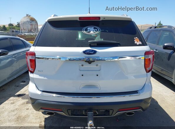 1FM5K7D84JGA98348 2018 FORD EXPLORER White 