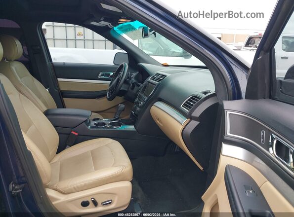 1FM5K7D85GGA17690 2016 FORD EXPLORER Blue Սալոնի դիմացի տեսք