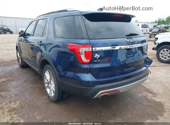 1FM5K7D85GGA17690 2016 FORD EXPLORER Blue Հետևի ձախ