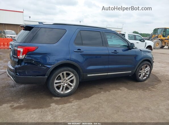 1FM5K7D85GGA17690 2016 FORD EXPLORER Blue Սալոնի հետևի տեսք