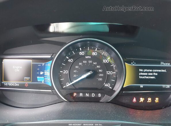1FM5K7D85GGA17690 2016 FORD EXPLORER Blue Հետևի նստատեղերի տեսք