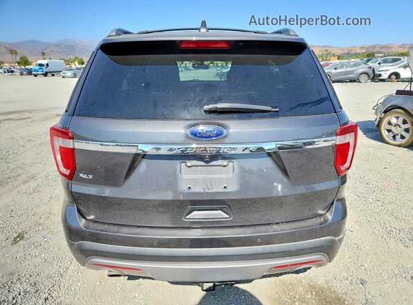 1FM5K7D85GGA44100 2016 FORD EXPLORER Charcoal უკანა ხედი