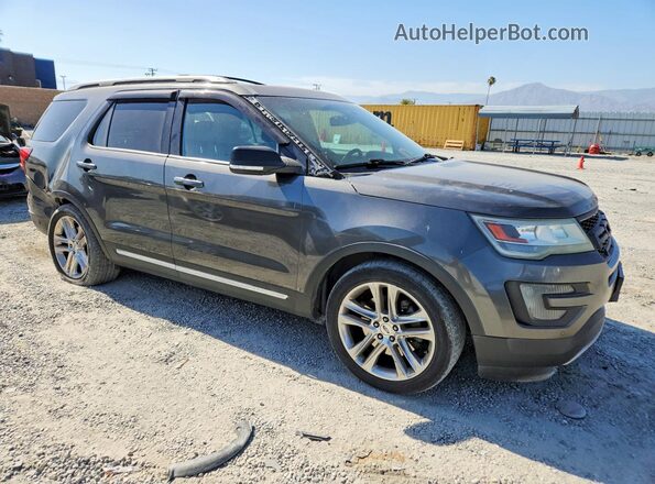 1FM5K7D85GGA44100 2016 FORD EXPLORER Charcoal წინა მარჯვენა
