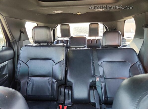 1FM5K7D85GGA44100 2016 FORD EXPLORER Charcoal უკანა სავარძლების ხედი