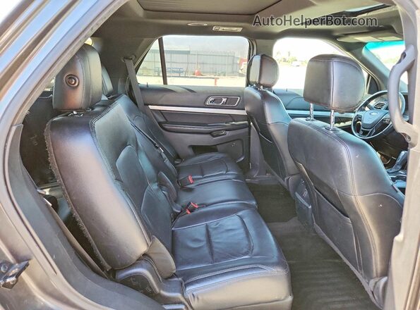 1FM5K7D85GGA44100 2016 FORD EXPLORER Charcoal უკანა სალონის ხედი