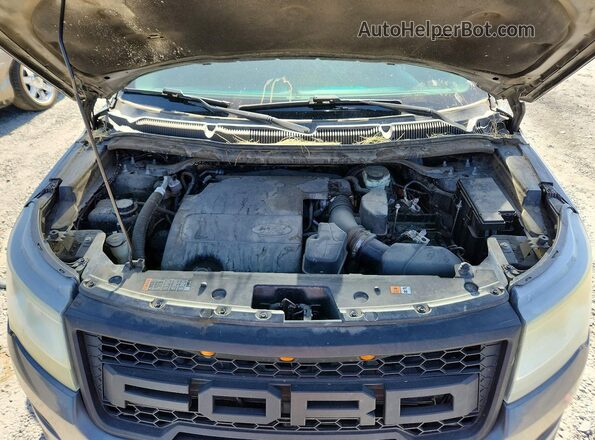 1FM5K7D85GGA44100 2016 FORD EXPLORER Charcoal ძრავის განყოფილების ხედი