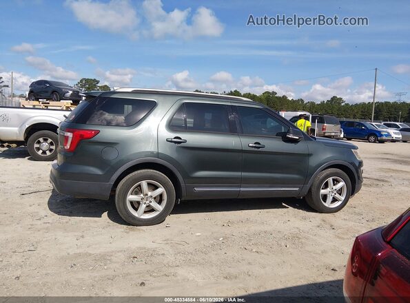 1FM5K7D85GGD10554 2016 FORD EXPLORER Green Սալոնի հետևի տեսք