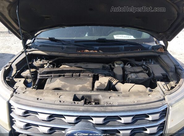 1FM5K7D85GGD10554 2016 FORD EXPLORER Green Հետևի տեսք