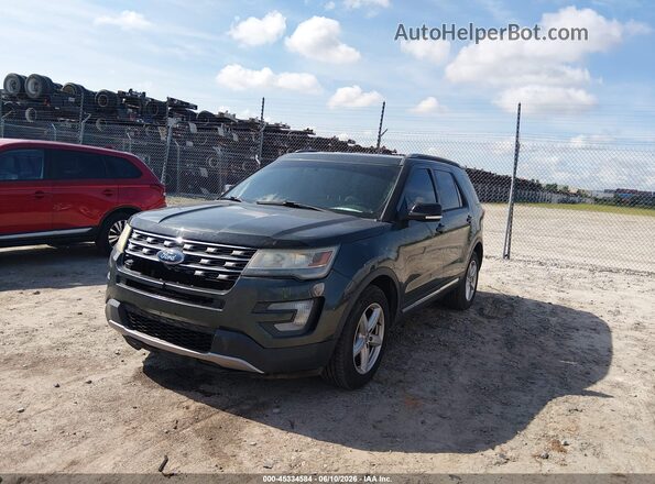 1FM5K7D85GGD10554 2016 FORD EXPLORER Green Դիմացի տեսք