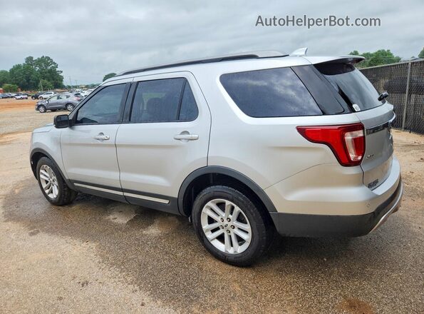 1FM5K7D85HGC17518 2017 FORD EXPLORER Silver Tył lewy