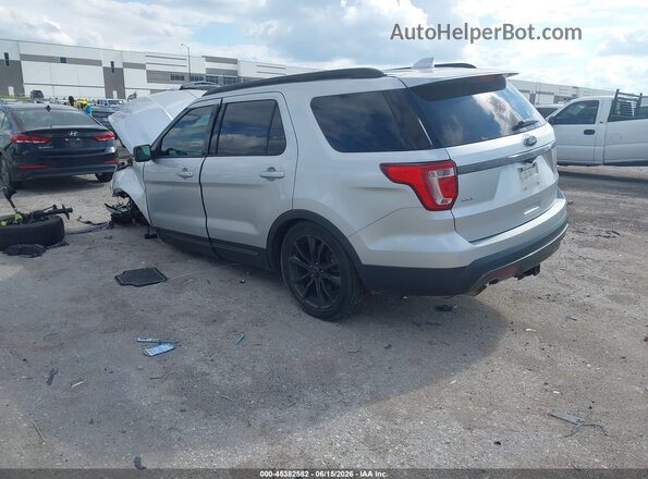 1FM5K7D85HGD85286 2017 FORD EXPLORER Серебряный Задняя левая четверть