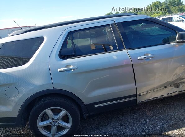 1FM5K7D85KGA26530 2019 FORD EXPLORER Silver Rear right