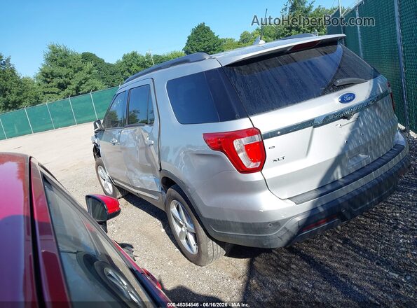 1FM5K7D85KGA26530 2019 FORD EXPLORER Silver Rear left