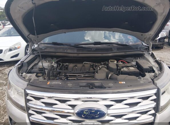 1FM5K7D85KGA26530 2019 FORD EXPLORER Silver Rear view