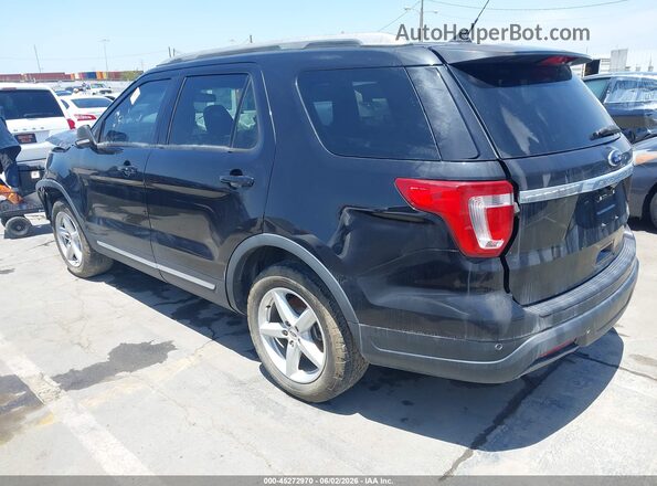 1FM5K7D85KGA47006 2019 FORD EXPLORER Черный Задняя левая четверть