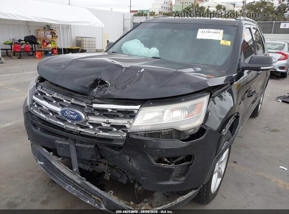 1FM5K7D85KGA47006 2019 FORD EXPLORER Черный Вид спереди
