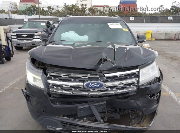 1FM5K7D85KGA47006 2019 FORD EXPLORER Черный Вид щитка приборов