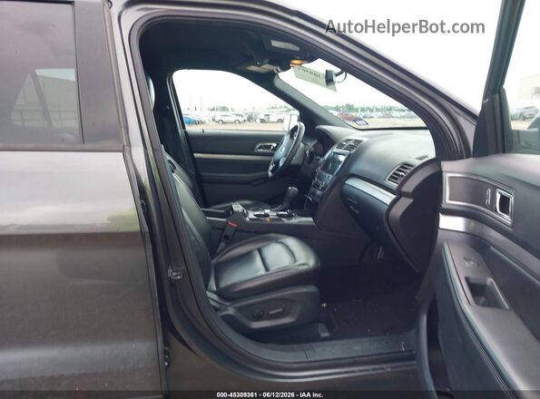 1FM5K7D85KGA59981 2019 FORD EXPLORER Gray წინა სალონის ხედი