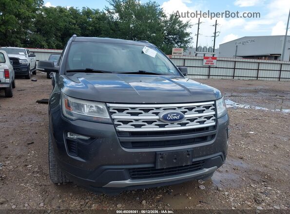 1FM5K7D85KGA59981 2019 FORD EXPLORER Gray უკანა სალონის ხედი