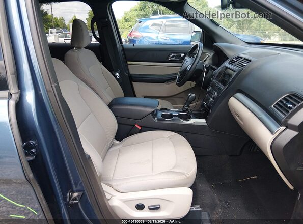 1FM5K7D85KGA92821 2019 FORD EXPLORER Blue წინა სალონის ხედი