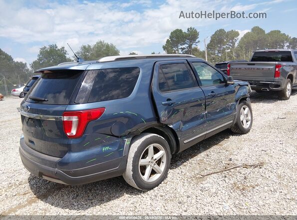 1FM5K7D85KGA92821 2019 FORD EXPLORER Blue უკანა მარჯვენა
