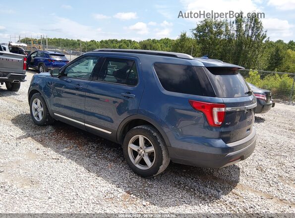 1FM5K7D85KGA92821 2019 FORD EXPLORER Blue უკანა მარცხენა