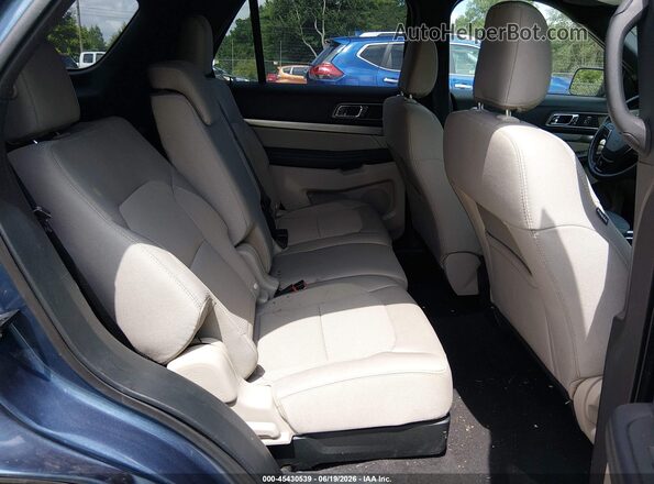 1FM5K7D85KGA92821 2019 FORD EXPLORER Blue VIN კოდის სტიკერის ხედი