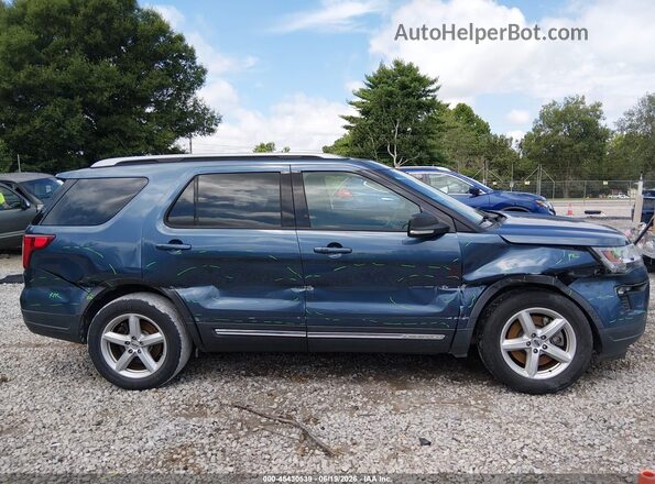 1FM5K7D85KGA92821 2019 FORD EXPLORER Blue უკანა სალონის ხედი