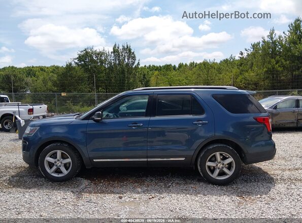1FM5K7D85KGA92821 2019 FORD EXPLORER Blue სალონის 360-გრადუსიანი ხედი