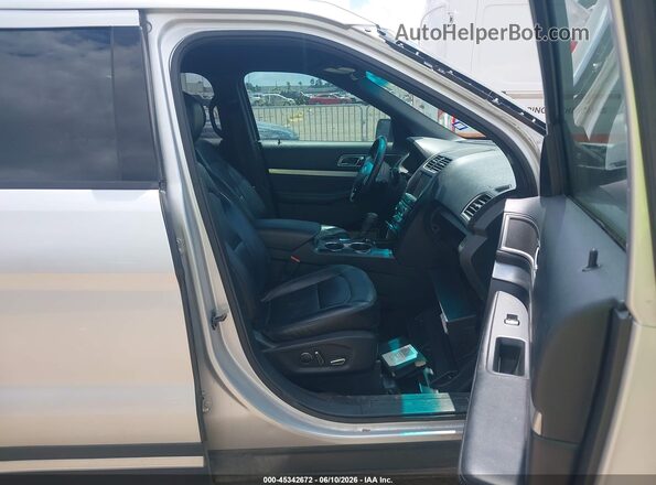 1FM5K7D86GGA95363 2016 FORD EXPLORER Gray Вид салону спереду