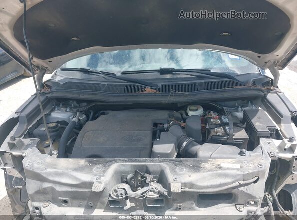1FM5K7D86GGA95363 2016 FORD EXPLORER Gray Вид ззаду