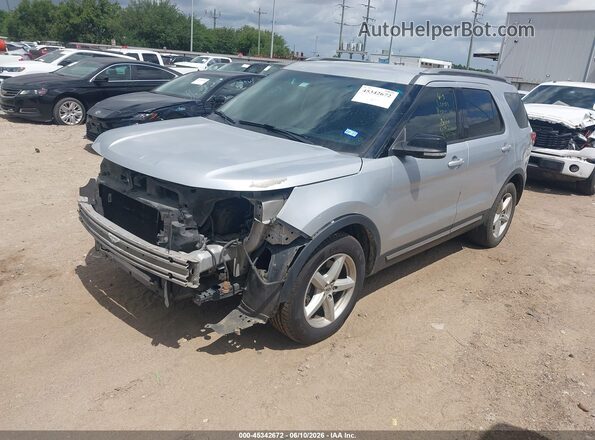 1FM5K7D86GGA95363 2016 FORD EXPLORER Gray Передня ліва чверть