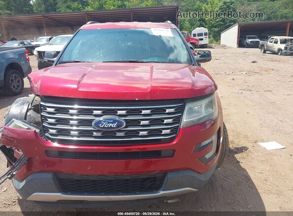 1FM5K7D86GGC69920 2016 FORD EXPLORER Red Vista del cuadro de instrumentos