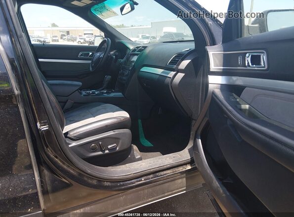 1FM5K7D86HGA12127 2017 FORD EXPLORER Black Front interior view