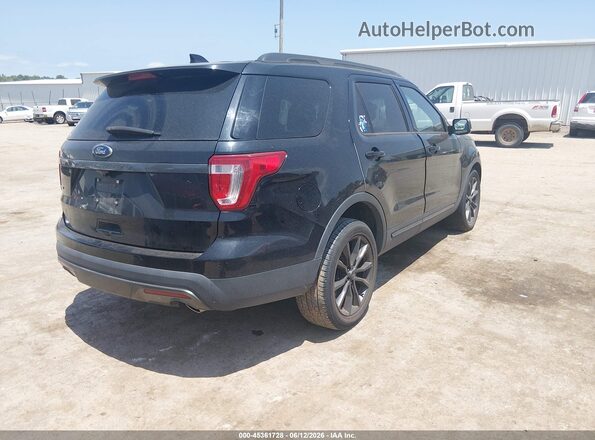 1FM5K7D86HGA12127 2017 FORD EXPLORER Black Rear right