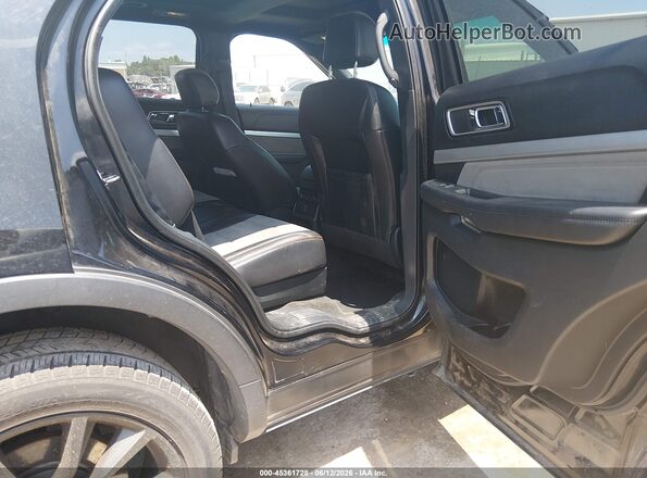 1FM5K7D86HGA12127 2017 FORD EXPLORER Black VIN sticker view