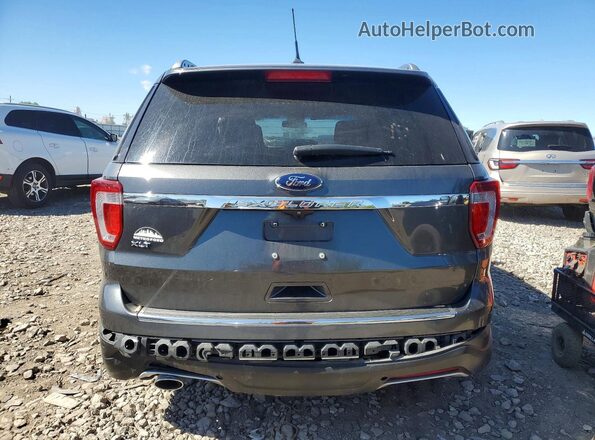 1FM5K7D86JGA52908 2018 FORD EXPLORER Серый Вид сзади