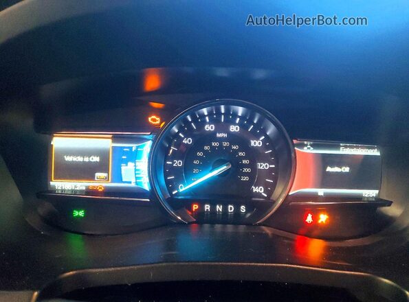 1FM5K7D86JGA62936 2018 FORD EXPLORER Серый Вид щитка приборов