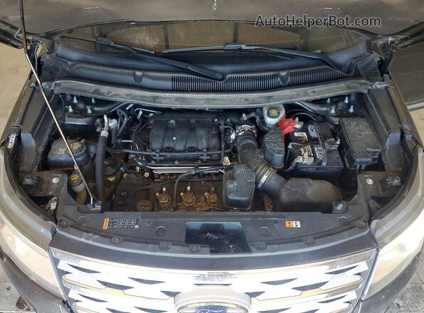 1FM5K7D86JGA62936 2018 FORD EXPLORER Серый Вид подкапотного пространства